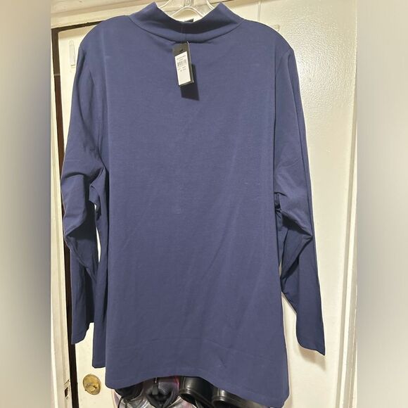 NWT Avenue Mock Neck Top - Picture 3 of 6